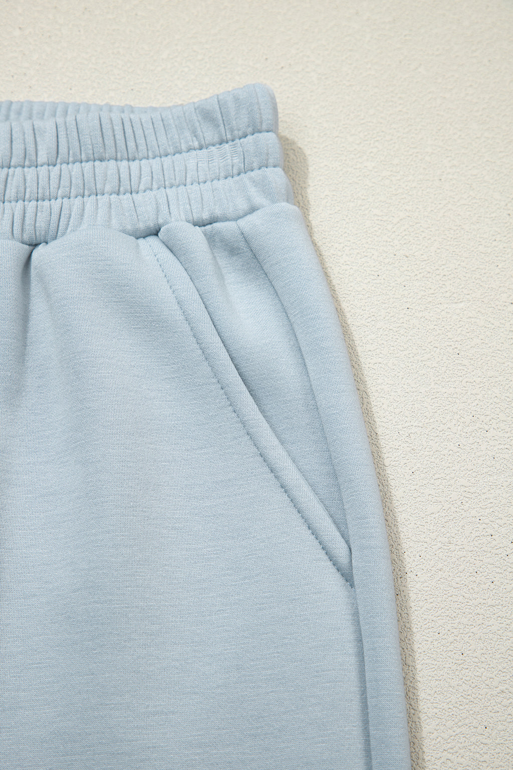 Light Grey Half Zip Polo Tee Casual Pant Set