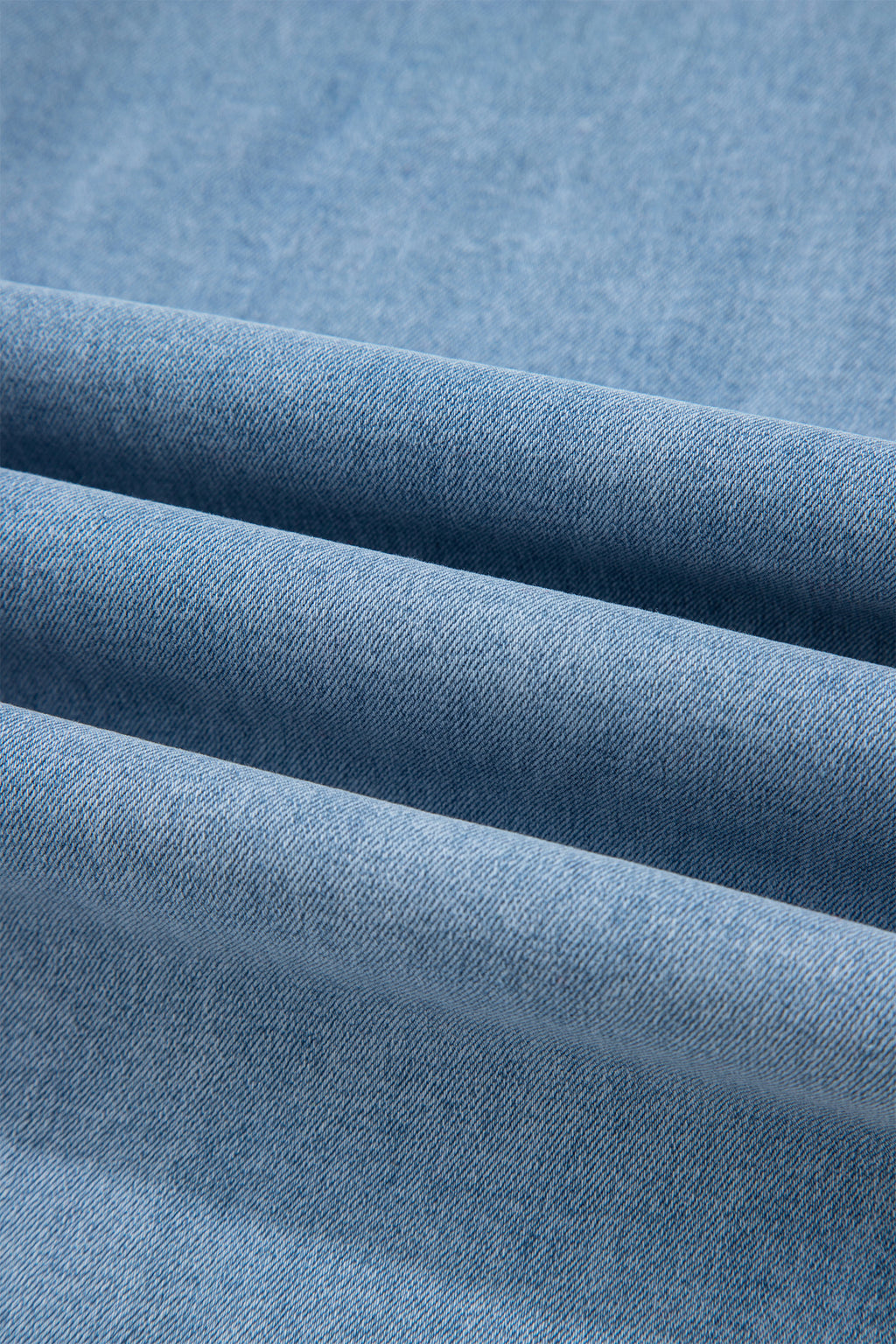 Beau Blue Contrast Stripe Frayed Side Panel Patchwork Shift Jeans