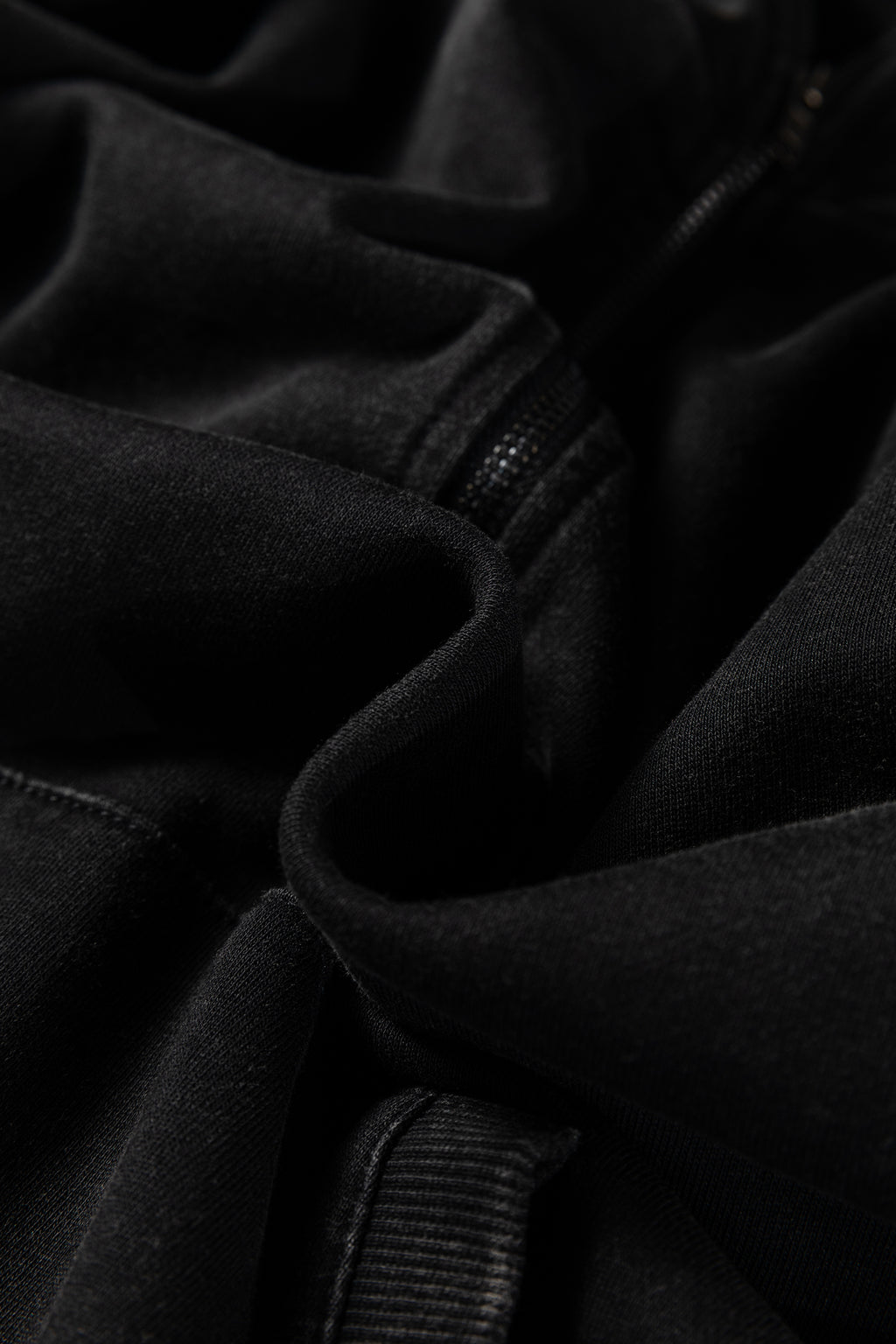 Ashleigh Blue Half Zip Kangaroo Pocket Mineral Wash Baggy Hoodie