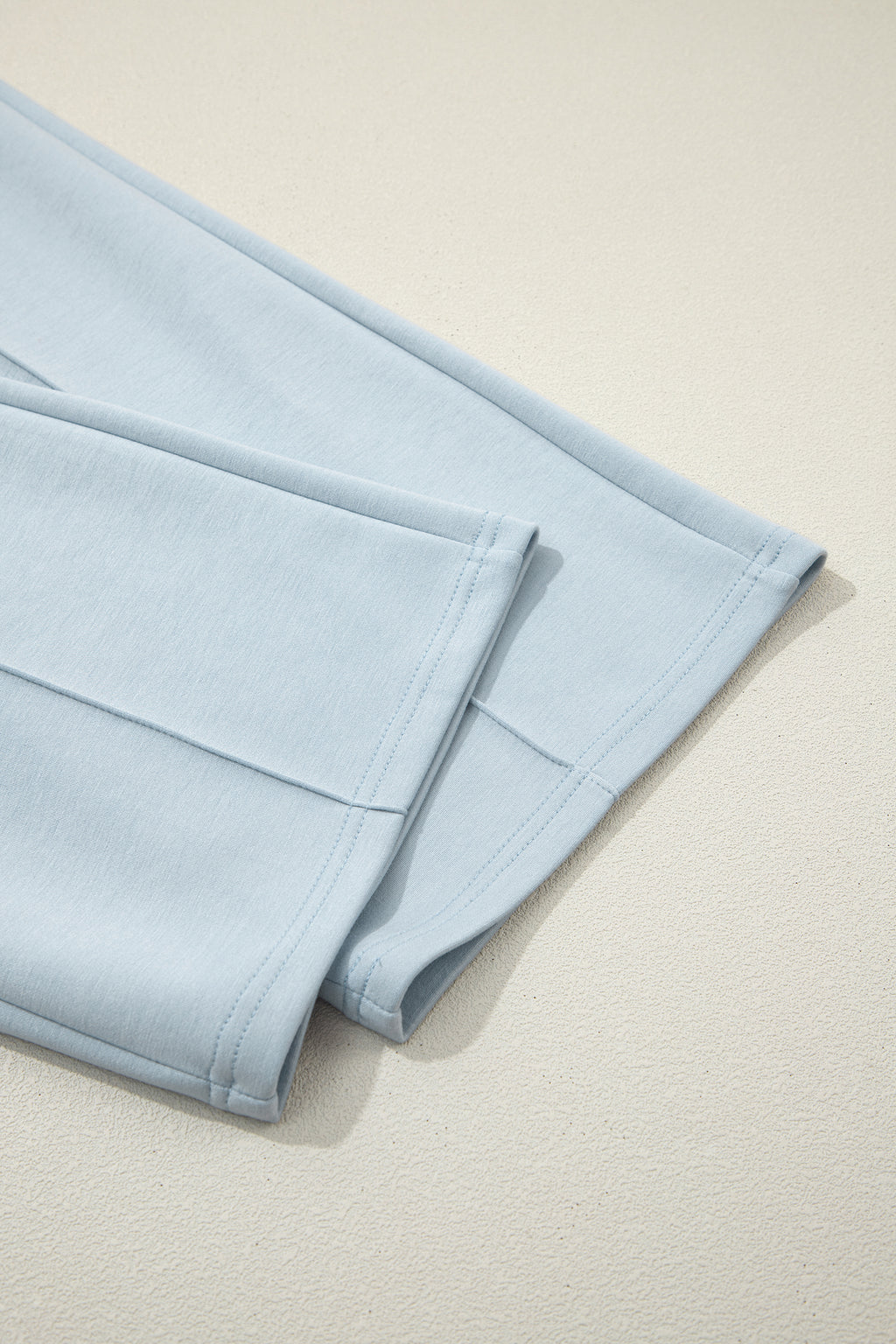 Light Grey Half Zip Polo Tee Casual Pant Set