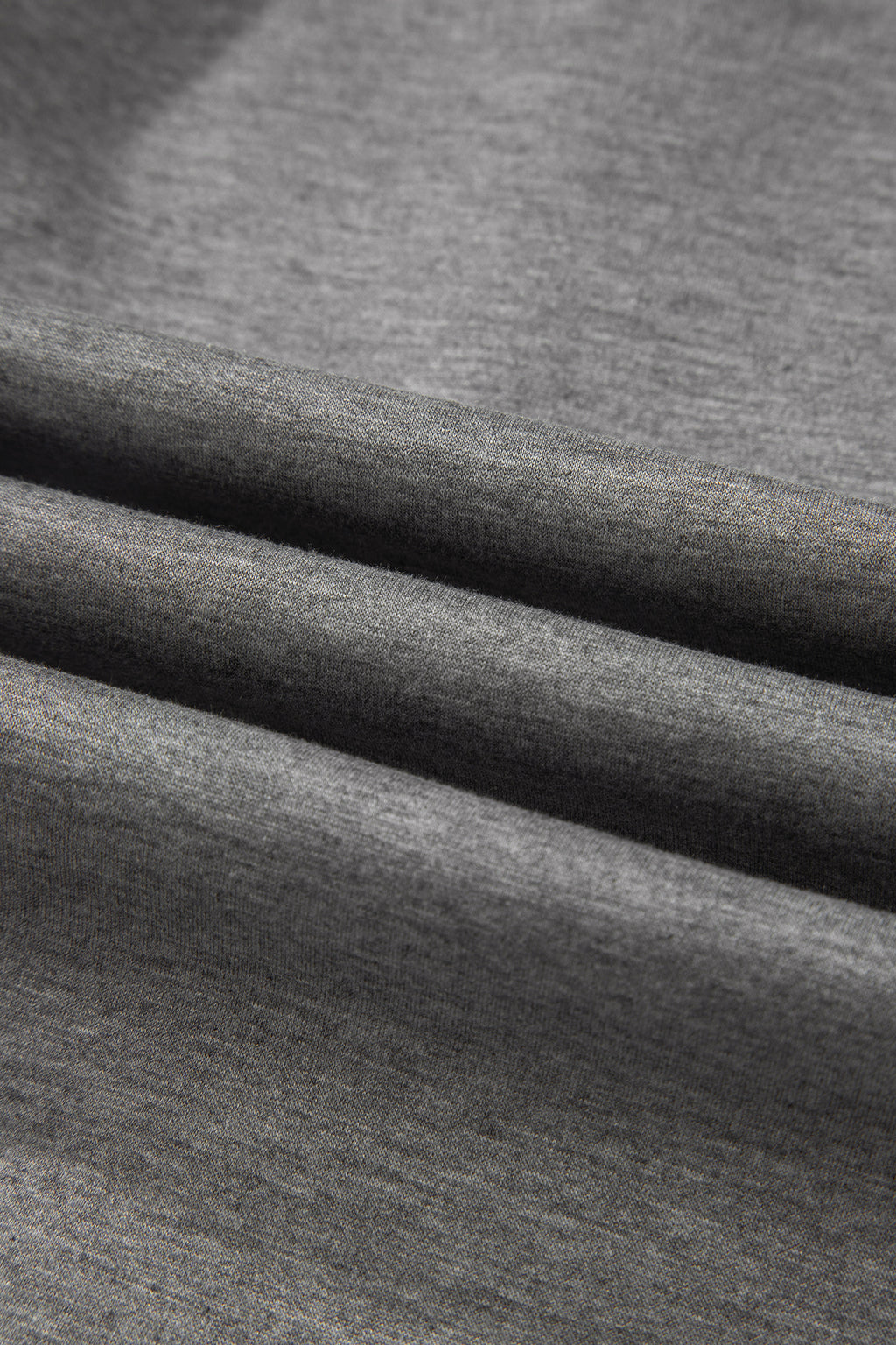 Light Grey Half Zip Polo Tee Casual Pant Set